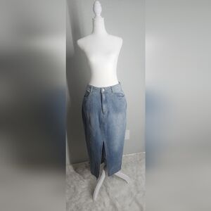 Women's Blue Denim Skirt
